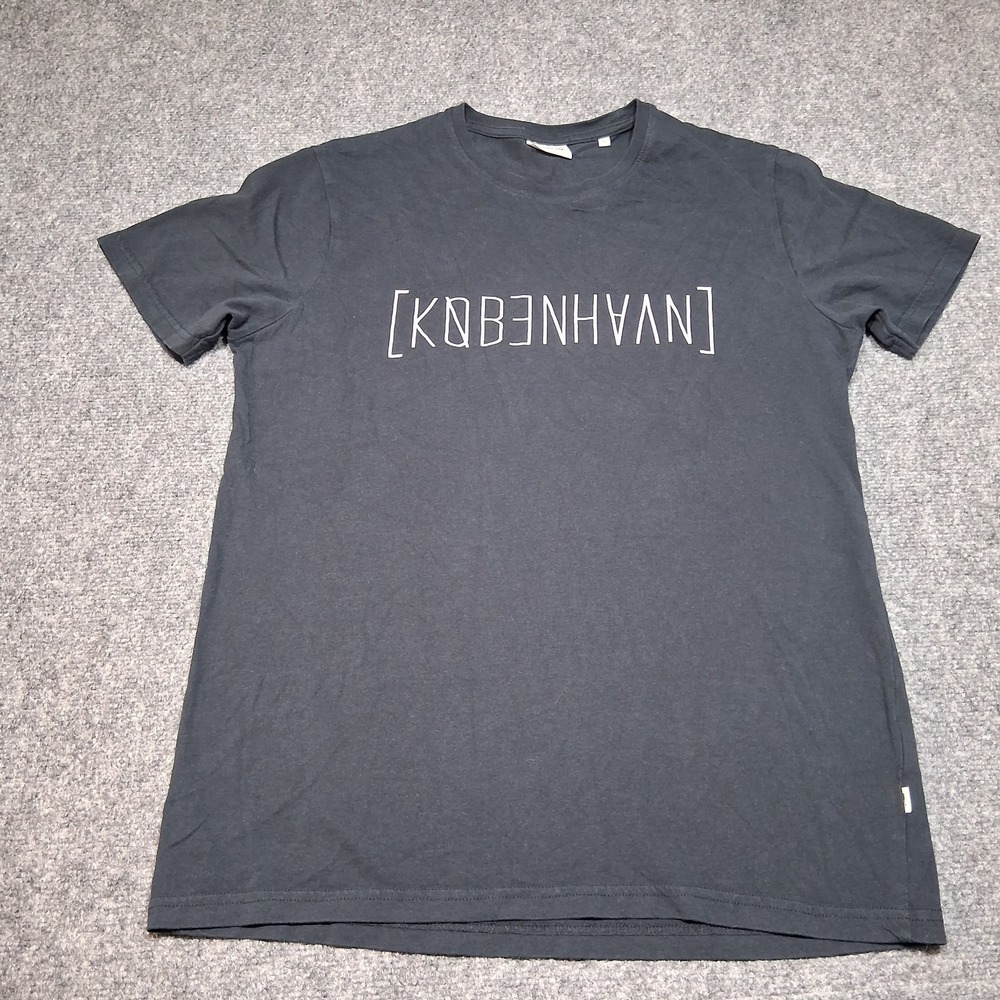 Solid! Black With White Logo Size Large Unisex T-shirt